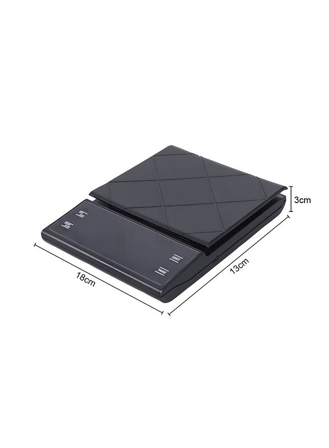 Noon East Multi-Purpose Digital Coffee Scale for Home & Café Use - Black - Image 2
